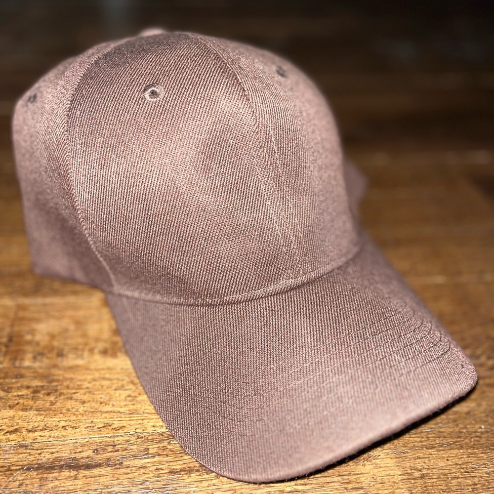 Never worn brown trucker hat